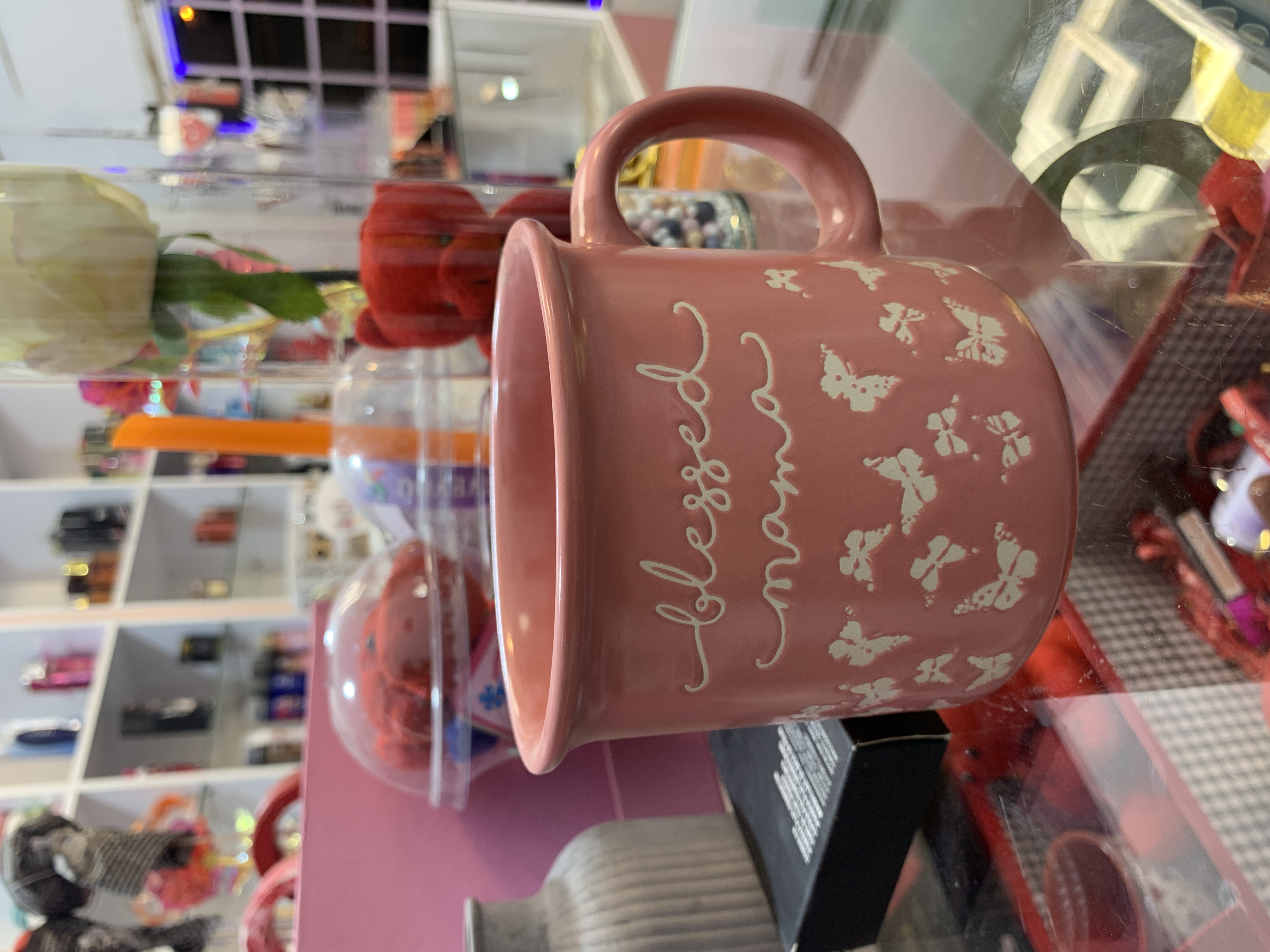 ماگ طرح برجسته وارداتی پروانه